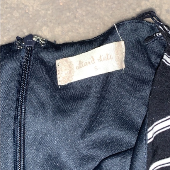 gorgeous blue with white stripes romper/dress - Picture 4 of 5